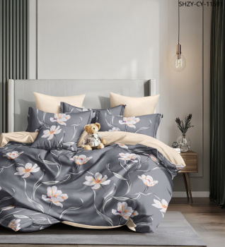 Постельное белье 2сп-М сатин Орхидея 2593, наволочки 70*70 - 2шт *1