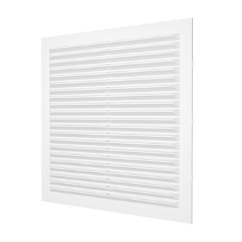 Решетка вентиляционная138х138мм 1313С Эковент (с сеткой) *1/100