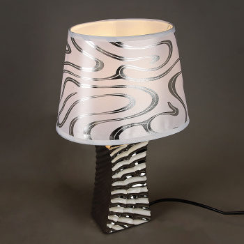 Лампа настольная 01839-0.7-01 Е14 40Вт (керамика+абажур) *1/36