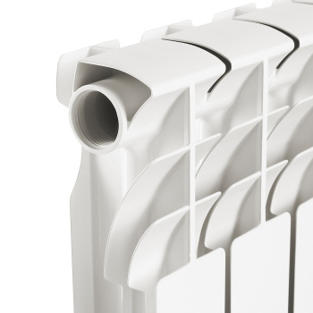 Радиатор биметаллический 12 секций STI, 500 мм, белый Радиатор биметаллический 12 секций STI, 500 мм, белый
