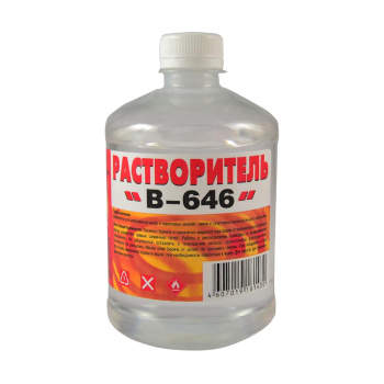 Растворитель 646 0,5л/0,36 кг пластик (Вершина) *20/1200 Растворитель 646 0,5л/0,36 кг пластик (Вершина) *20/1200