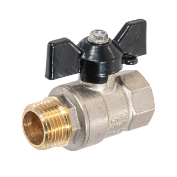 Кран шаровый 1/2" (Ø15) М/П ручка LD Pride 47.15. (аналогХЮ76) *1/17 Кран шаровый 1/2" (Ø15) М/П ручка LD Pride 47.15. (аналогХЮ76) *1/17