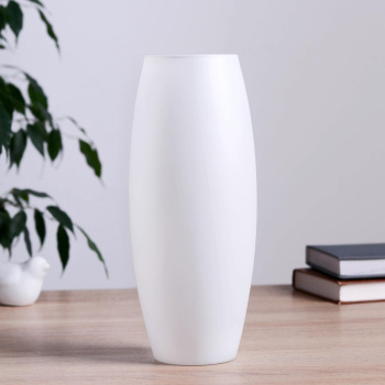 Ваза "Белая" матовая, d-7,5см 10х26см 1184337