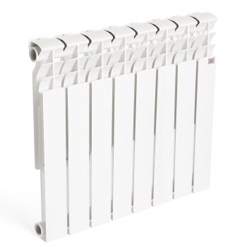 Радиатор биметаллический 8 секций STI, 500 мм, белый Радиатор биметаллический 8 секций STI, 500 мм, белый