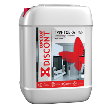 Грунтовка глубокого проникновения Ореол Дисконт, 5 кг