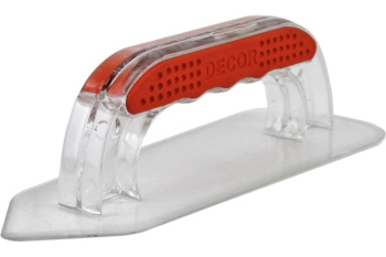 Кельма для декоративных покрытий DECOR 222х84 мм, угловая, пластик,  арт. 640-222 Кельма для декоративных покрытий DECOR 222х84 мм, угловая, пластик,  арт. 640-222