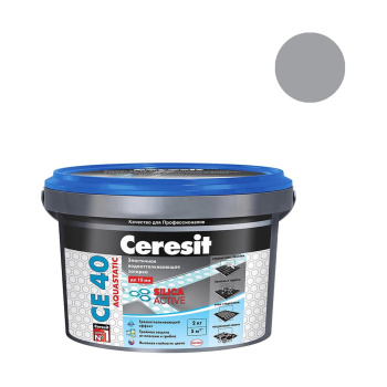Затирка для швов 2 кг Церезит CE 40, антрацит Затирка для швов 2 кг Церезит CE 40, антрацит