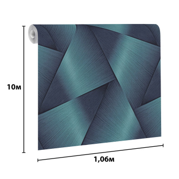 Обои  флиз ED Euro Decor Halo (син.) 7342-09 *6