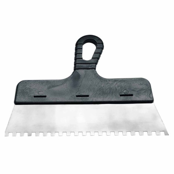 Шпатель фасадный нерж.сталь зубчат 150мм пласт.ру 8*8мм T4P(арт.1201158)*1/10/60 Шпатель фасадный нерж.сталь зубчат 150мм пласт.ру 8*8мм T4P(арт.1201158)*1/10/60