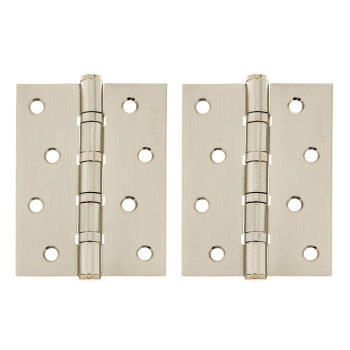 Петля универсальная 100*75*2,5мм НИКЕЛЬ матовый NIS (комплект 2шт.) AVERS *1/6/48
