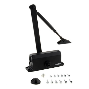 Доводчик для дверей от 65кг до 85кг Vanger DC-85-BL черный *1/10 Доводчик для дверей от 65кг до 85кг Vanger DC-85-BL черный *1/10