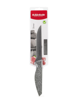 Нож кухонный ATTRIBUTE  пл.р. Stone филейный дл.лезв.15см AKS136 блистер *1/6/36 Нож кухонный ATTRIBUTE  пл.р. Stone филейный дл.лезв.15см AKS136 блистер *1/6/36