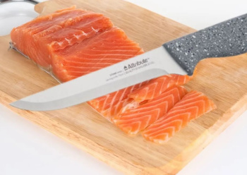 Нож кухонный ATTRIBUTE  пл.р. Stone филейный дл.лезв.15см AKS136 блистер *1/6/36 Нож кухонный ATTRIBUTE  пл.р. Stone филейный дл.лезв.15см AKS136 блистер *1/6/36