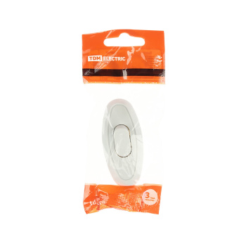 Выключатель-бра 6А 250В белый TDM SQ1806-0021 *10/80/800