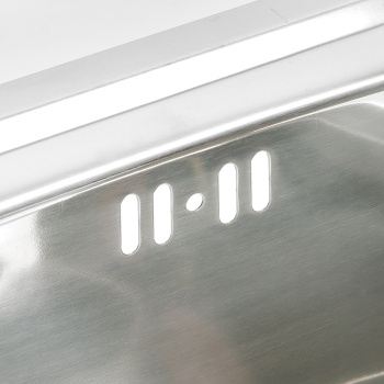 Мойка нерж.врезная 480х480х160мм 0,6мм выпуск 3 1/2 с сифоном, без гофры *1/15 Мойка нерж.врезная 480х480х160мм 0,6мм выпуск 3 1/2 с сифоном, без гофры *1/15