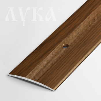 Порог-стык одноуровневый 37х1350 мм Лука ПС 03, дуб темный