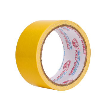 яяяЛента клейкая двусторонняя на полипропилен. основе 48мм х 10м АЛЬЯНС  *1/36