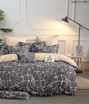 Постельное белье 1,5сп бязь Орхидея 6911, наволочки 70*70 - 2шт *1