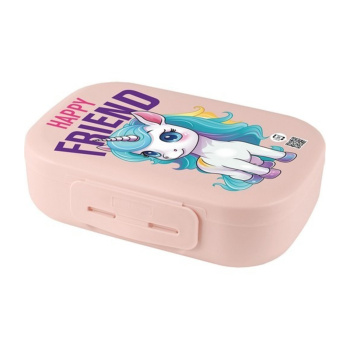 Контейнер д/прод. пластм. "Ланчбокс" 0,8л "ANDERSON" Единорог PT101010597 "Plast Team" *1/15