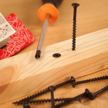 Саморезы по дереву BROZEX ВЕДРО 3,9*65 крупная резьба (300шт) *6