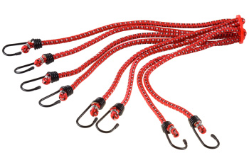 Шнур крепежный резиновый  80 см,d8мм, 8 шт"Паук" крюки стальные Мастер(арт.40510_z01) Stayer *1/6/48 Шнур крепежный резиновый  80 см,d8мм, 8 шт"Паук" крюки стальные Мастер(арт.40510_z01) Stayer *1/6/48