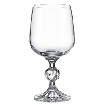 Набор бокалов для вина 230 мл Crystalex Bohemia Клаудия, 6 шт., стекло Набор бокалов для вина 230 мл Crystalex Bohemia Клаудия, 6 шт., стекло