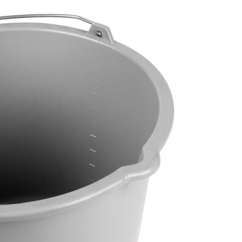 Ведро строительное 12 л Акор, ударопрочное, металлическая ручка, пластик Ведро строительное 12 л Акор, ударопрочное, металлическая ручка, пластик