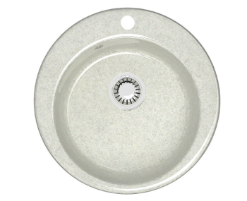 Мойка из искусственного камня круглая хлопок глянцевая Виктори Z30Q7 (475х475х180) *1 Мойка из искусственного камня круглая хлопок глянцевая Виктори Z30Q7 (475х475х180) *1