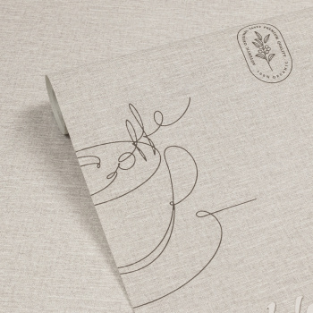 Обои  флиз Ateliero Cafe (беж.) 589696  1.06*10м *6