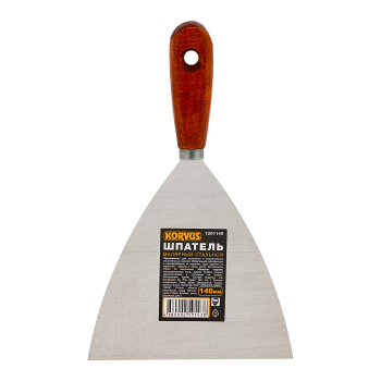 Шпатель дер.ручка 140мм "Korvus" (арт.1201140) *1/12/240 Шпатель дер.ручка 140мм "Korvus" (арт.1201140) *1/12/240