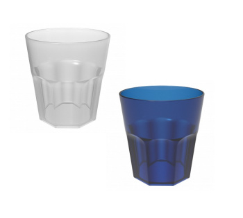 Стакан пластм. 300мл граненый "Касабланка" арт. 315 ("Полимербыт") *1/24