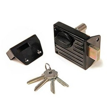 Замок накладной Зенит ЗН 1-2 черный Димитровград *1/16