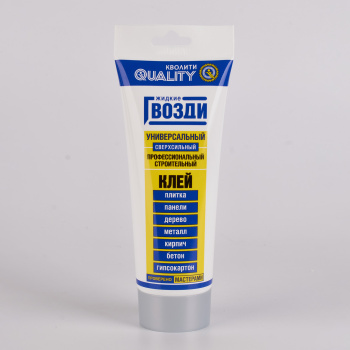 Жидкие гвозди 200 г Quality, универсальный, белый