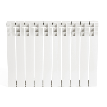 Радиатор биметаллический 10 секций VALFEX Optima Version 2.0, 500 мм, белый Радиатор биметаллический 10 секций VALFEX Optima Version 2.0, 500 мм, белый