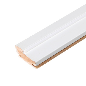 Коробка ПВХ телескопическая РояВуд БЕЛЫЙ СОФТ 80*2050мм Аркада*2