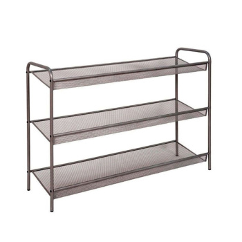 Подставка для обуви металл. "Geneva shoes 33" 3-х ярусная 865х270х600мм ГрафитПДО Ж33 Гр ("ЗМИ") *1