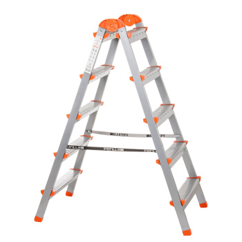 Стремянка стальная  2-х сторонняя 5 ступеней, выс.верхн. площ.1,03м 122405 "Ярус" "Perilla" *1