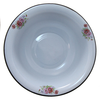 Таз эмалированный 9 л Лысьвенские ЭМАЛИ, 40 см, без деколи