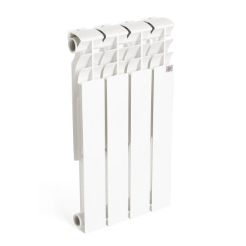 Радиатор биметаллический 4 секции STI, 500 мм, белый Радиатор биметаллический 4 секции STI, 500 мм, белый