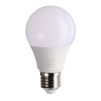 Лампа светодиодная ОНЛАЙТ PROMO, Е27, груша А60, 15 Вт, 1350 Лм, 4000 К, нейтральный белый