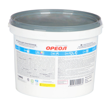 Краска латексная для стен и потолков 3 кг Дисконт Ореол моющаяся *1/4/144