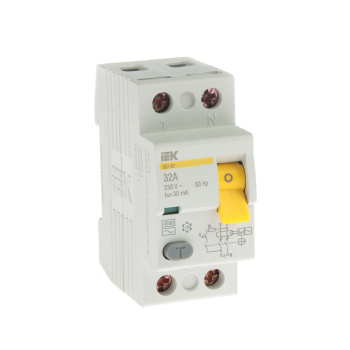Выключатель дифф. тока (УЗО) IEK 2п 32А 30мА тип AC ВД1-63 MDV10-2-032-030 *1