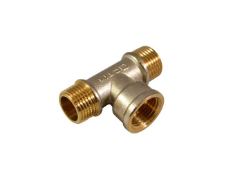 Тройник сантехнический 1/2"(Ø15) П/М/П CTM CRTMFM12 (аналог ДЛ211) *10/80 Тройник сантехнический 1/2"(Ø15) П/М/П CTM CRTMFM12 (аналог ДЛ211) *10/80