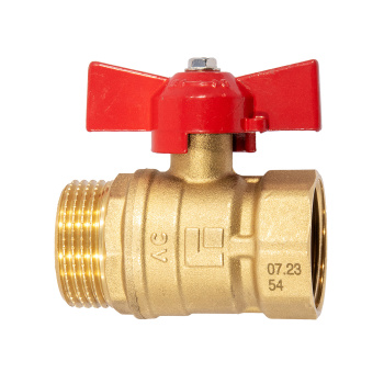 Кран шаровый 1" (Ø25) М/П бабочка STI 11Б27п1 (9593) *1/50