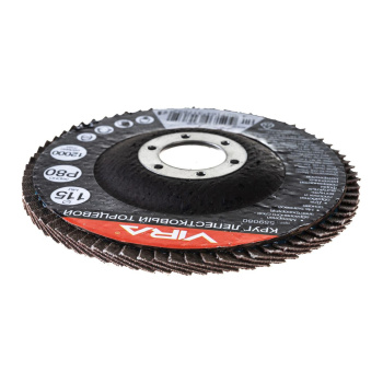 Круг лепестковый торцевой 115 мм P80 VIRA