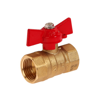 Кран шаровый 1/2" (Ø15) М/М бабочка STI 11Б27п (455) *1/160