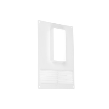 Площадка торцевая для воздуховода вертикальная 60х120мм 612ПТВР ( 180х250мм, решетка) *1/50