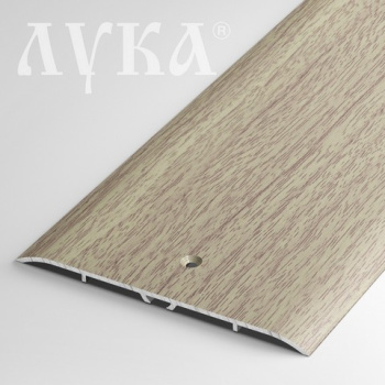 Порог-стык одноуровневый 100х1350 мм Лука ПС 05, дуб беленый
