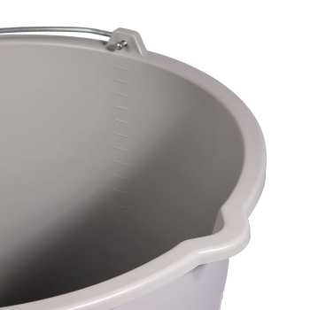 Ведро строительное 20 л Акор, ударопрочное, металлическая ручка, пластик Ведро строительное 20 л Акор, ударопрочное, металлическая ручка, пластик