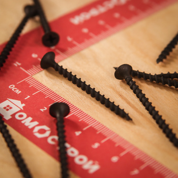 Саморезы по дереву 3.5х51 мм BROZEX, крупная резьба, фосфатированные, 90 шт.